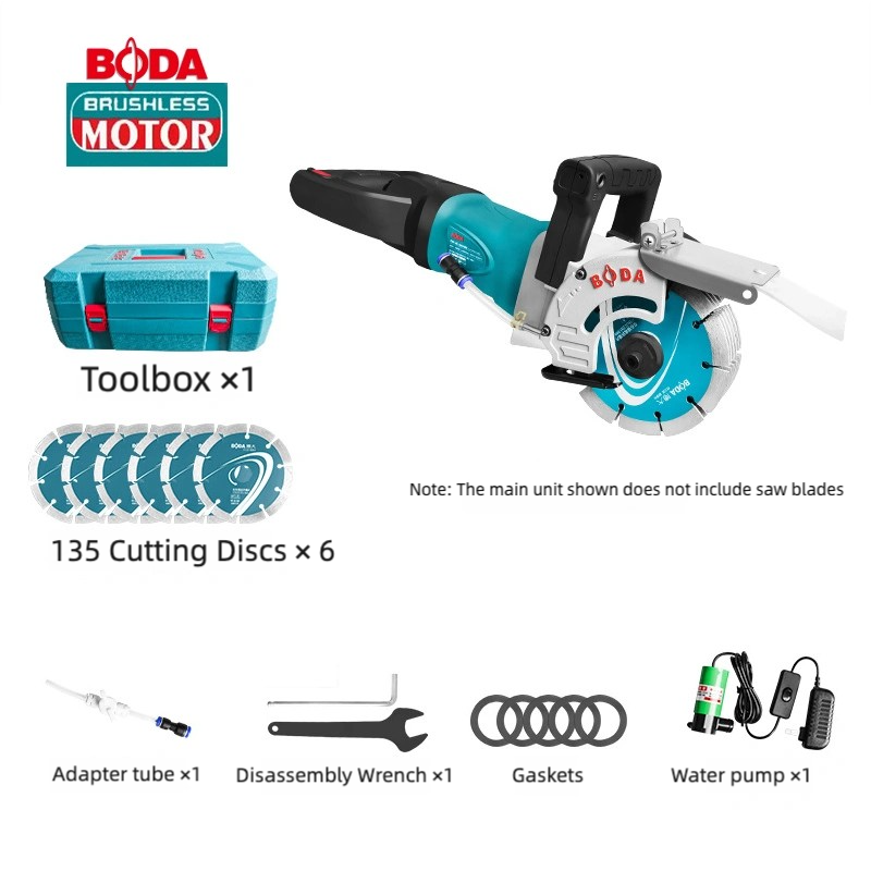 Industrial Laser Metal Cutting Machine - BODA 4000W Brushless Electric Concrete &