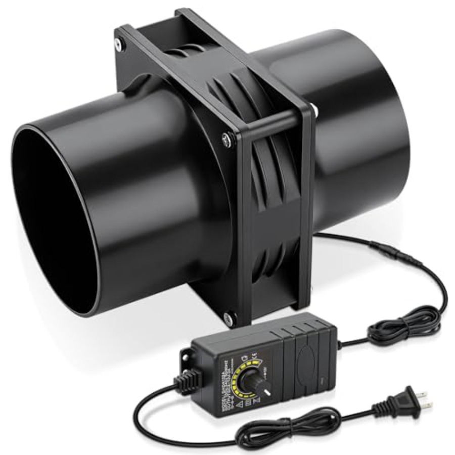 Fume Extractor Laser - 120mm x 38mm 12v Exhaust Fan