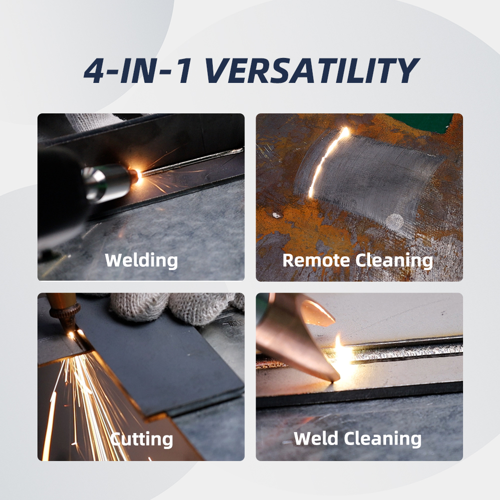 Industrial Laser Metal Cutting Machine - UMW 4-in-1 Air-Cooled Industrial Laser Welding
