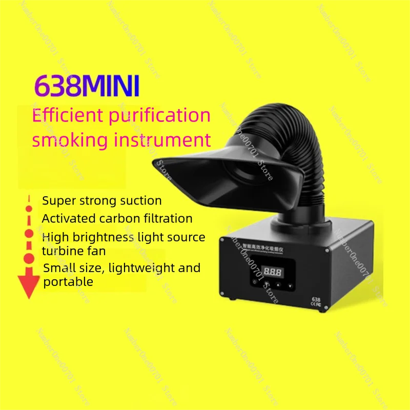 TBK638 Mini Smoke Exhaust Fan  - огляд і ціна Fume Extractor Laser
