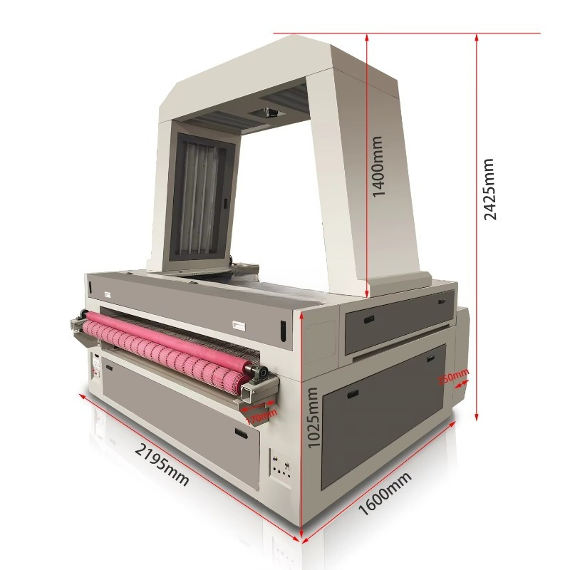 1610 CCD Camera Laser Cutting  - огляд і ціна Industrial Laser Fabric Cutter