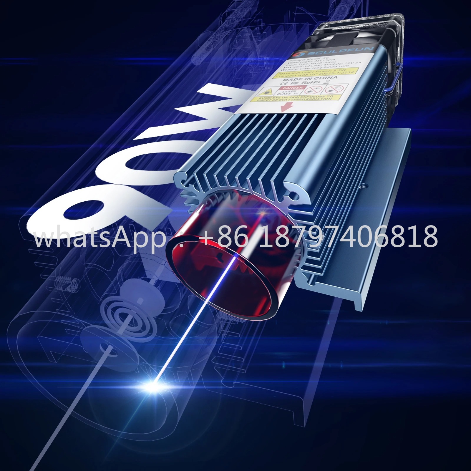 Special effect laser module S9 - огляд і ціна Diode Laser Module
