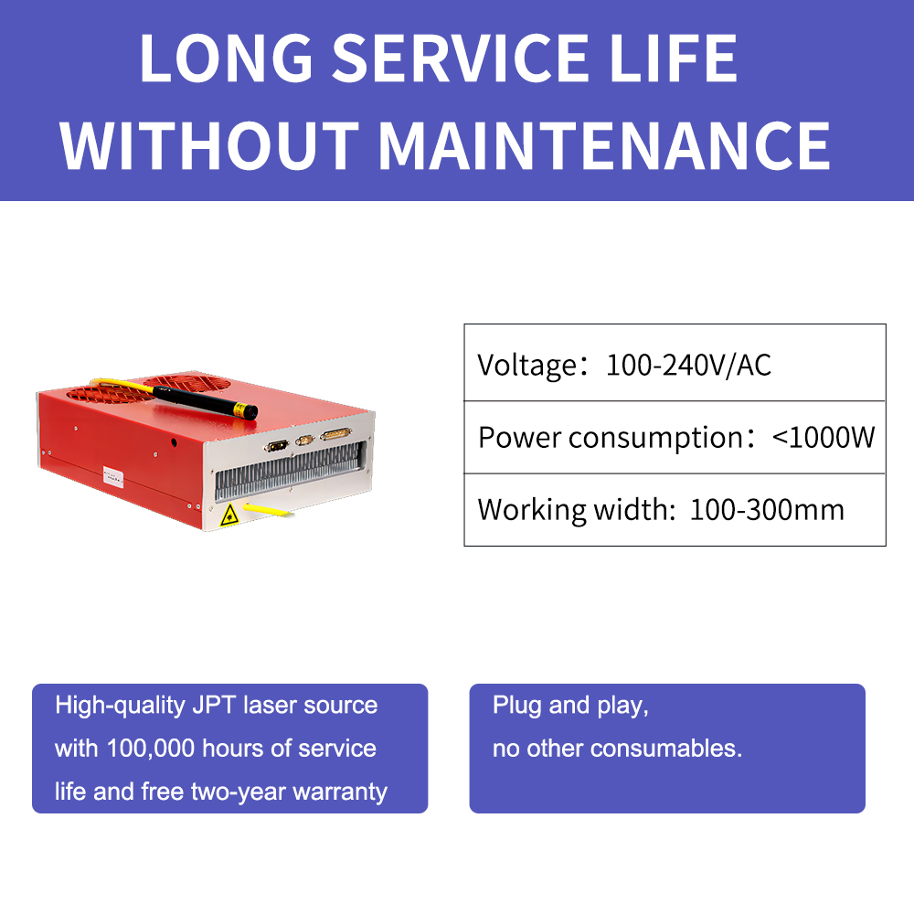 Portable Surface Jpt 300w 500w - огляд і ціна Portable Laser Rust Removal