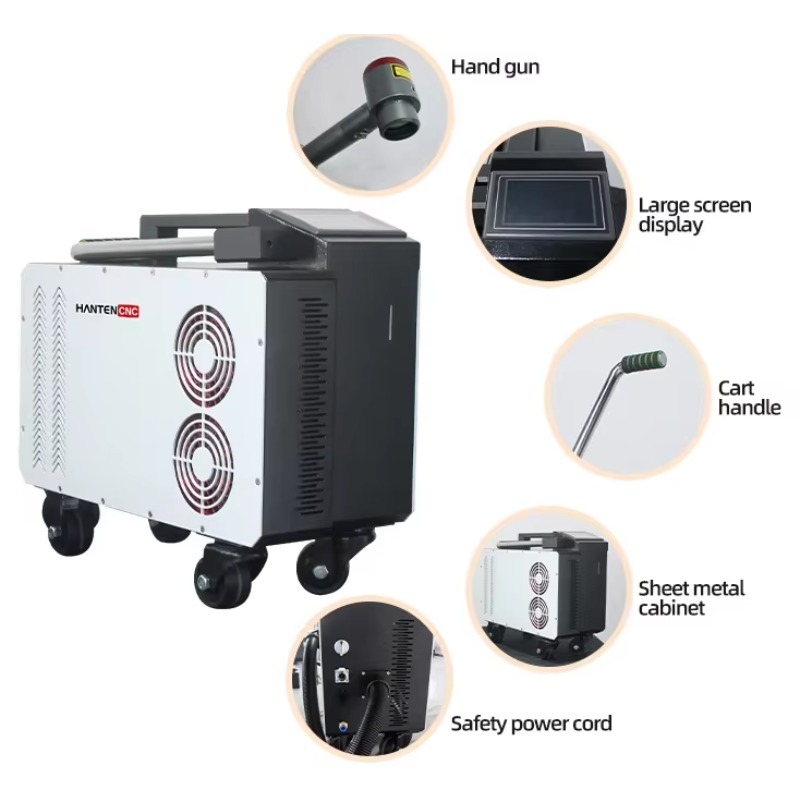 High Power 300W Laser Cleaning - огляд і ціна Industrial Laser Cleaning Equipment