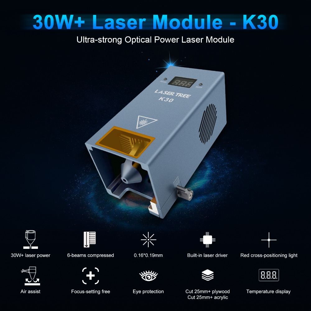 20W 455nm Blue Diode Laser Mod - огляд і ціна Diode Laser Module