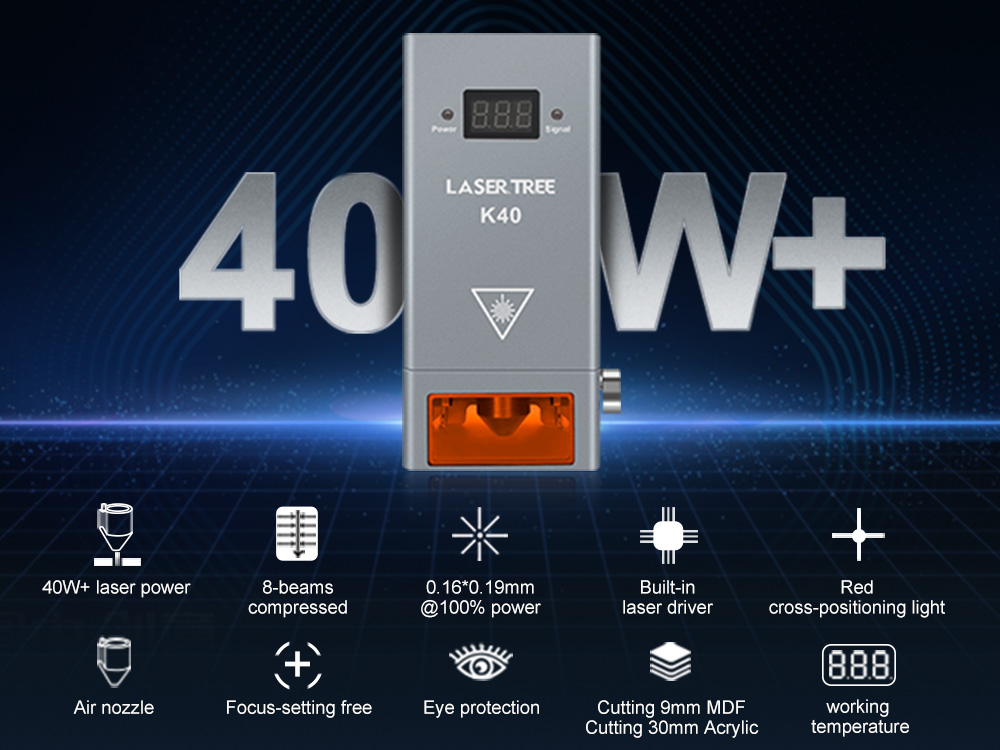 20W 455nm Blue Diode Laser Mod - огляд і ціна Diode Laser Module