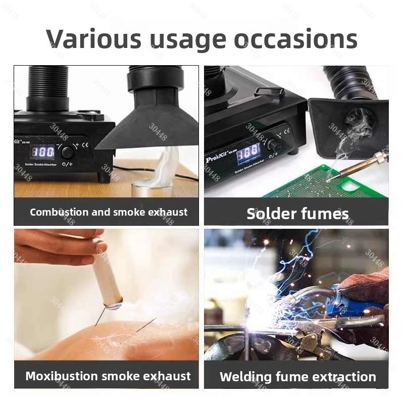 SS-596G Desktop Solder Smoke P - огляд і ціна Fume Extractor Laser