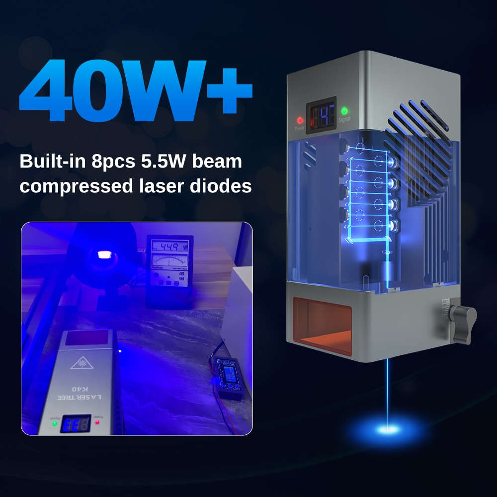 K40 44w high optical power 450 - огляд і ціна Diode Laser Module