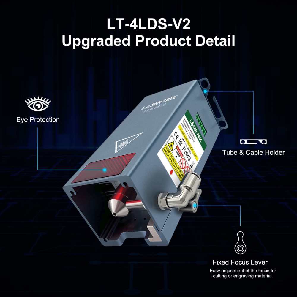20W Optical Power Laser Engrav - огляд і ціна Diode Laser Module