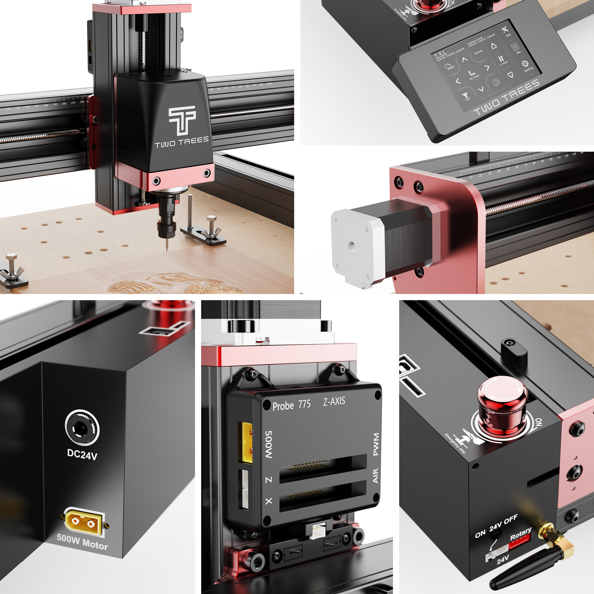 Two Tree TTC450 Pro CNC Millin - огляд і ціна Industrial Acrylic Laser Cutter