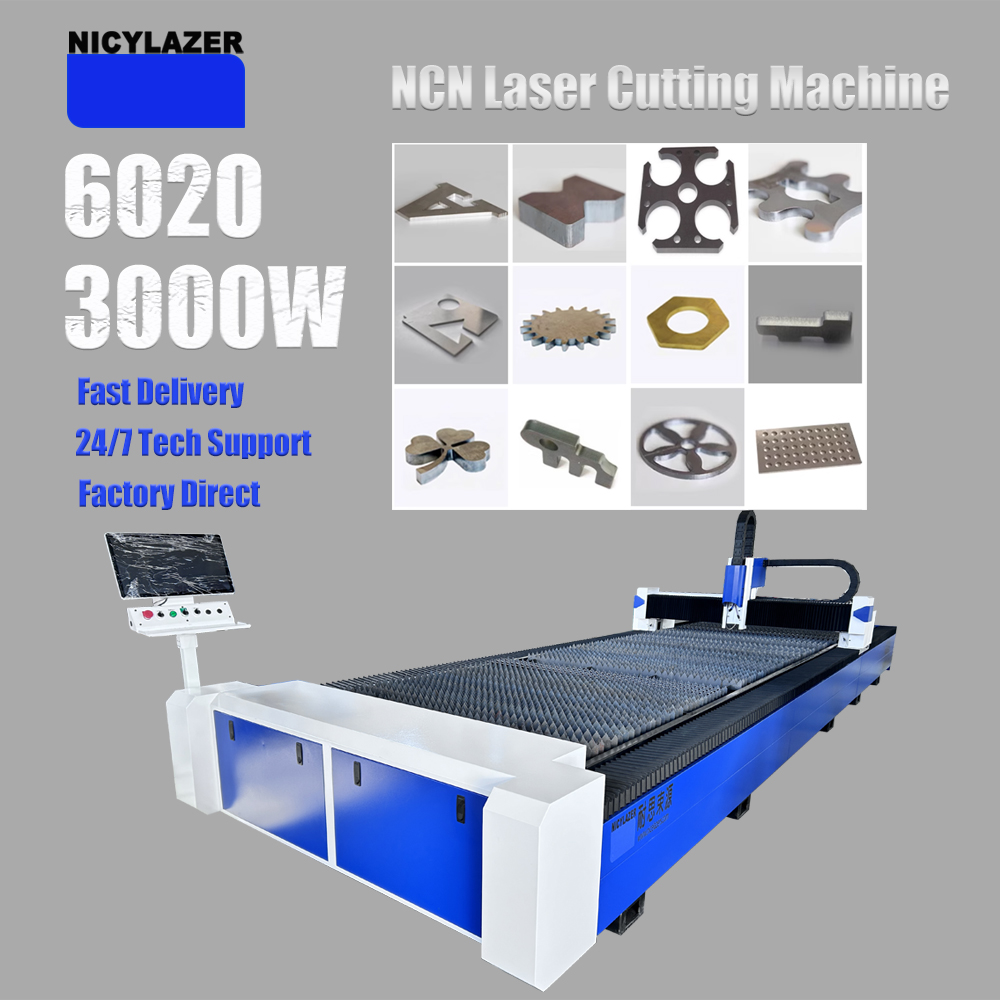CNC 3000W 6020 Fiber Laser Cut - огляд і ціна Industrial Laser Metal Cutting Machine