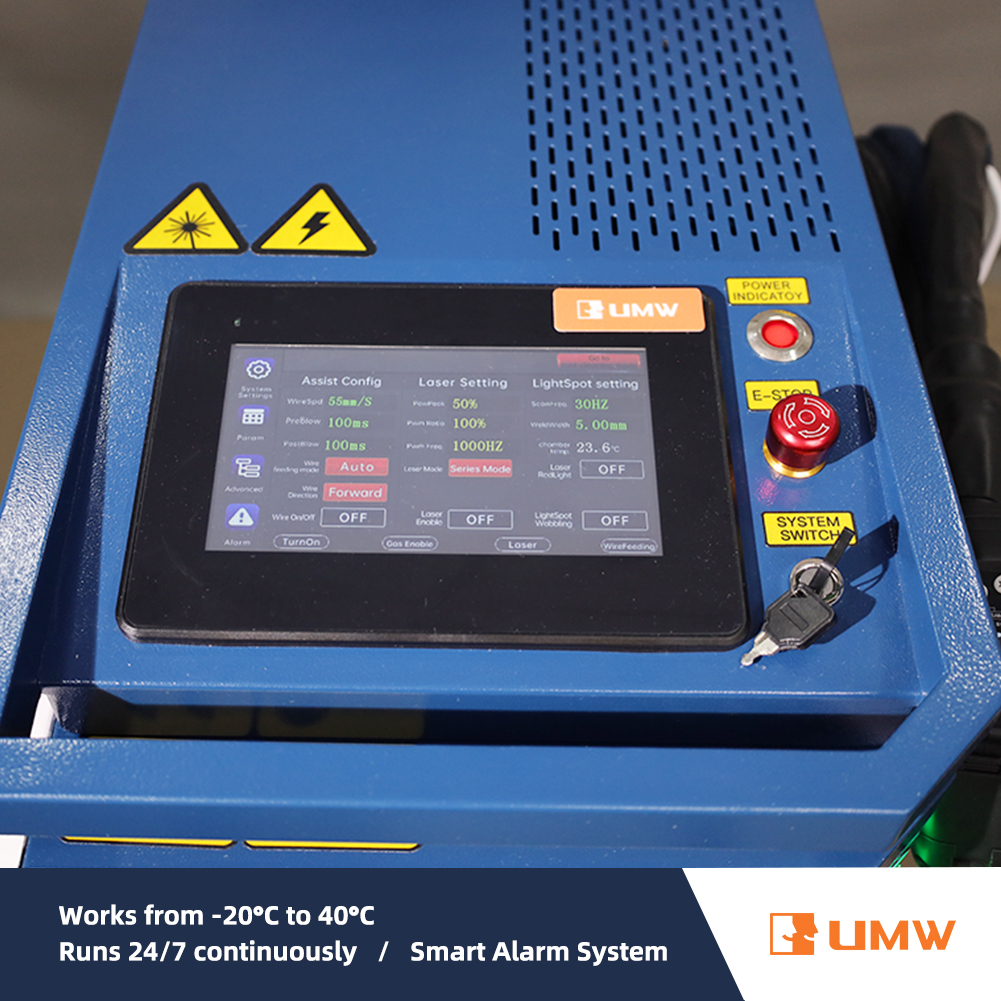 UMW 4-in-1 Air-Cooled Industri - огляд і ціна Industrial Laser Metal Cutting Machine