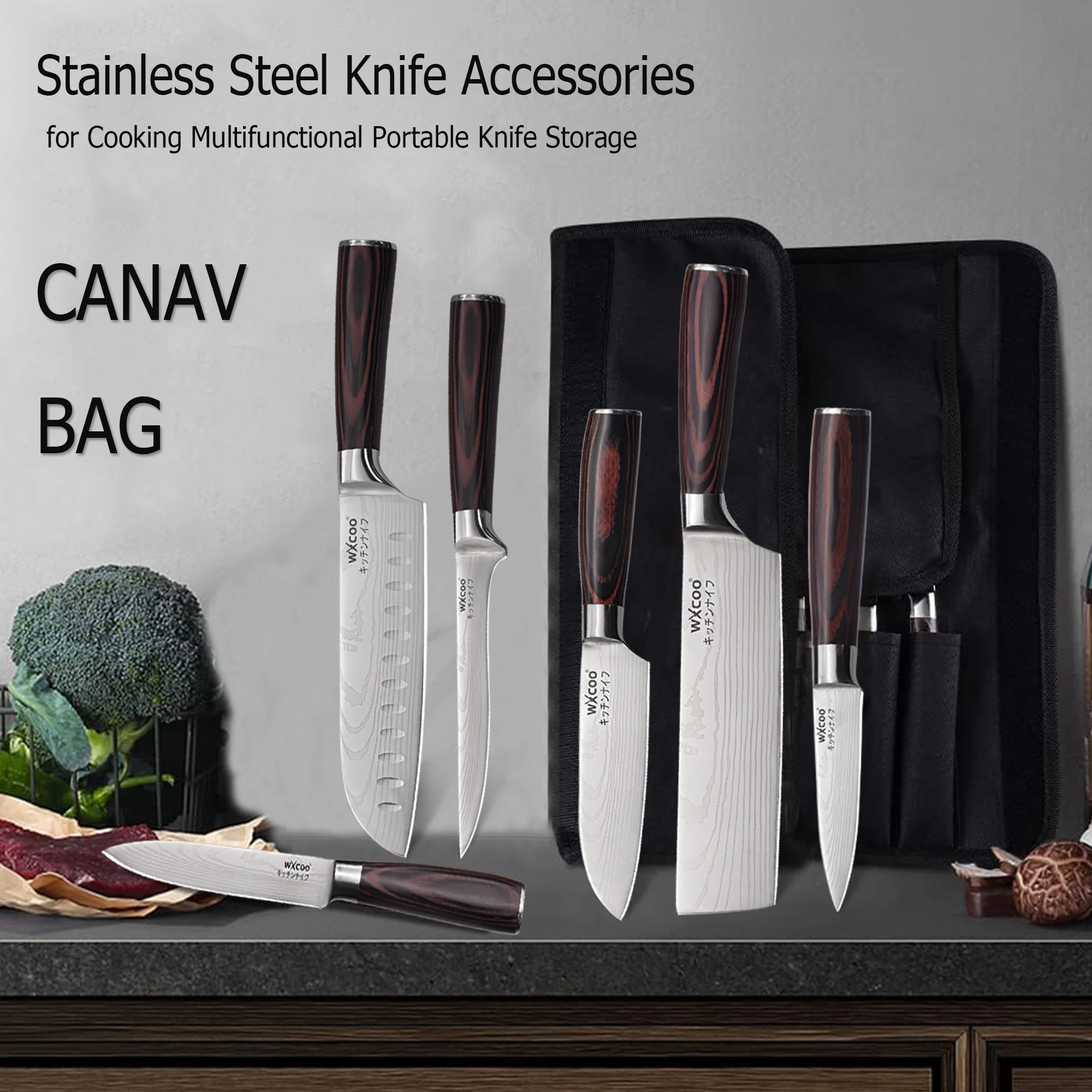 WXCOO Japanese Knife Set with  - огляд і ціна Industrial Acrylic Laser Cutter