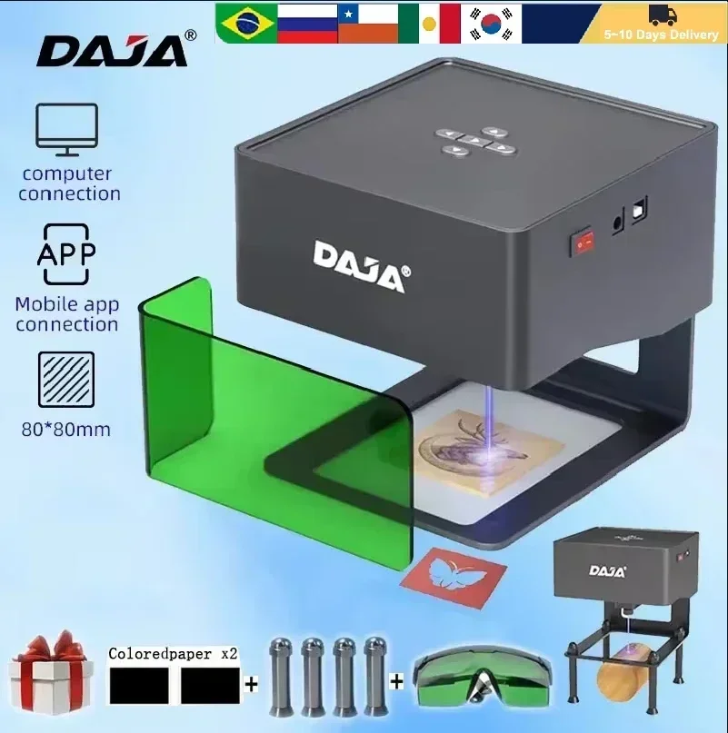 DAJA DJ6 Laser Engraver Diy La - огляд і ціна Industrial Acrylic Laser Cutter