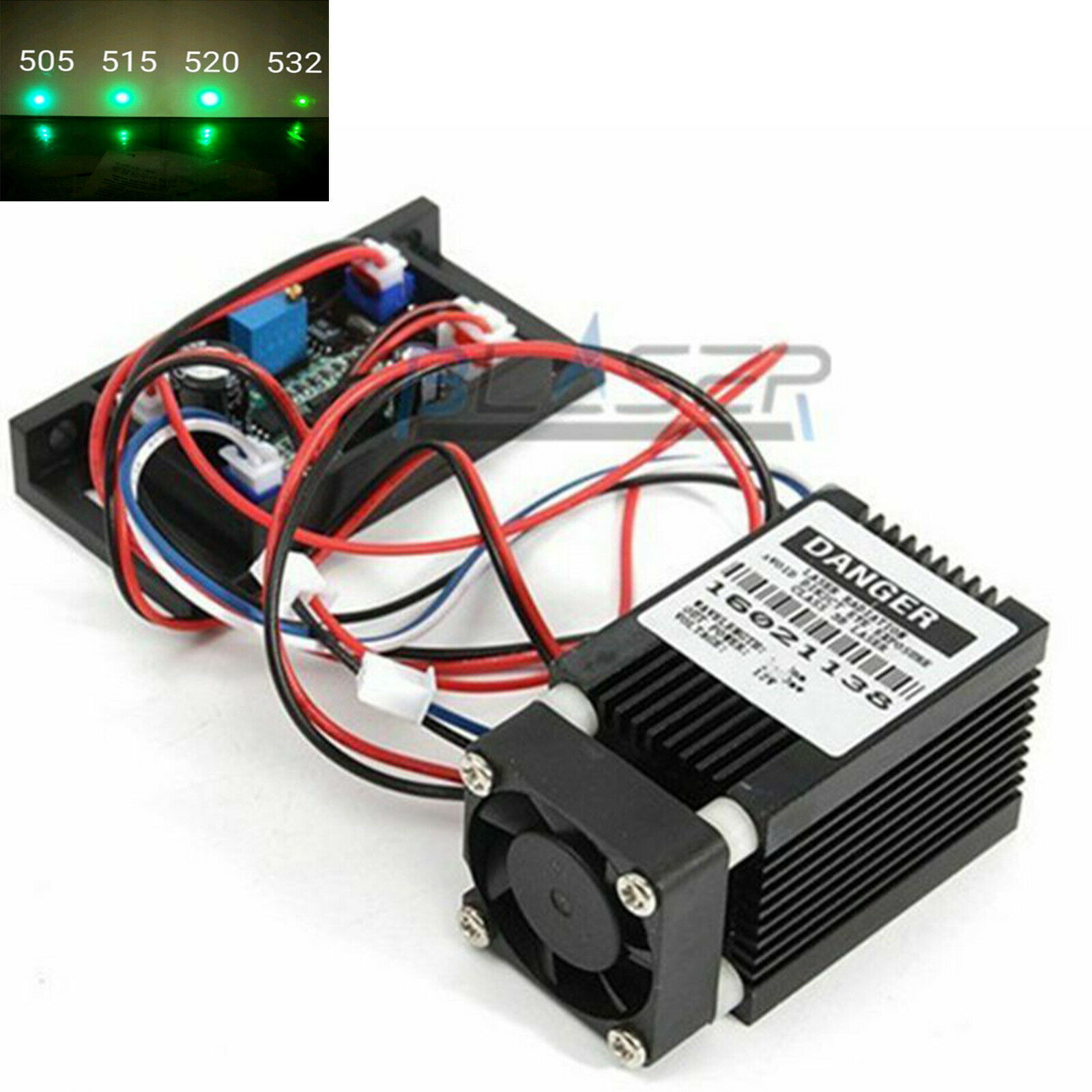 Focusable 520nm 100mW Grass Gr - огляд і ціна Diode Laser Module