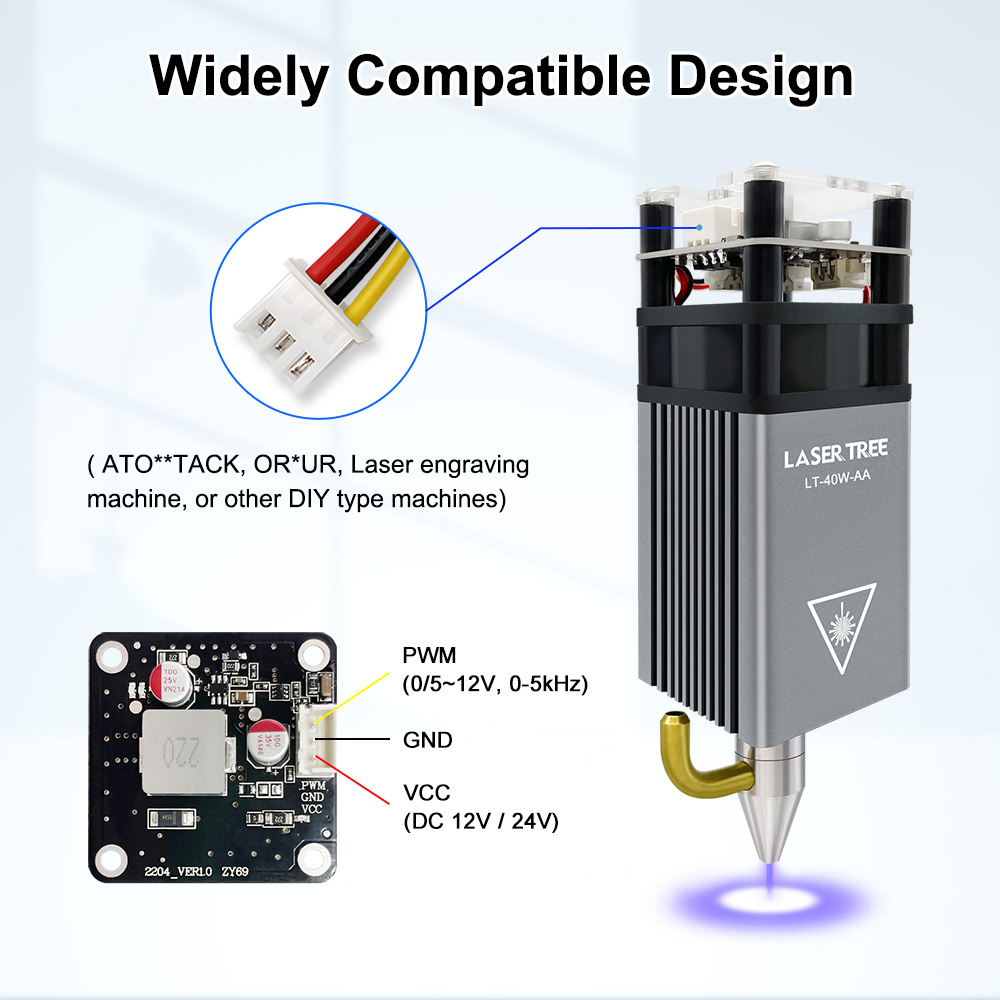 LASER TREE 5W Laser Module wit - огляд і ціна Industrial Acrylic Laser Cutter