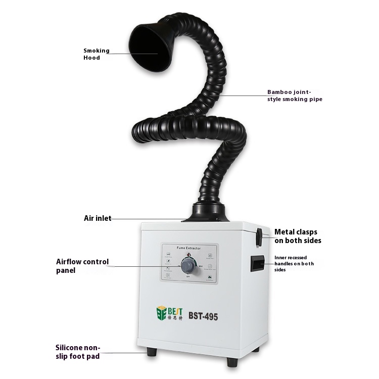 BST-495 filter Exhaust Industr - огляд і ціна Industrial Laser Solder Iron