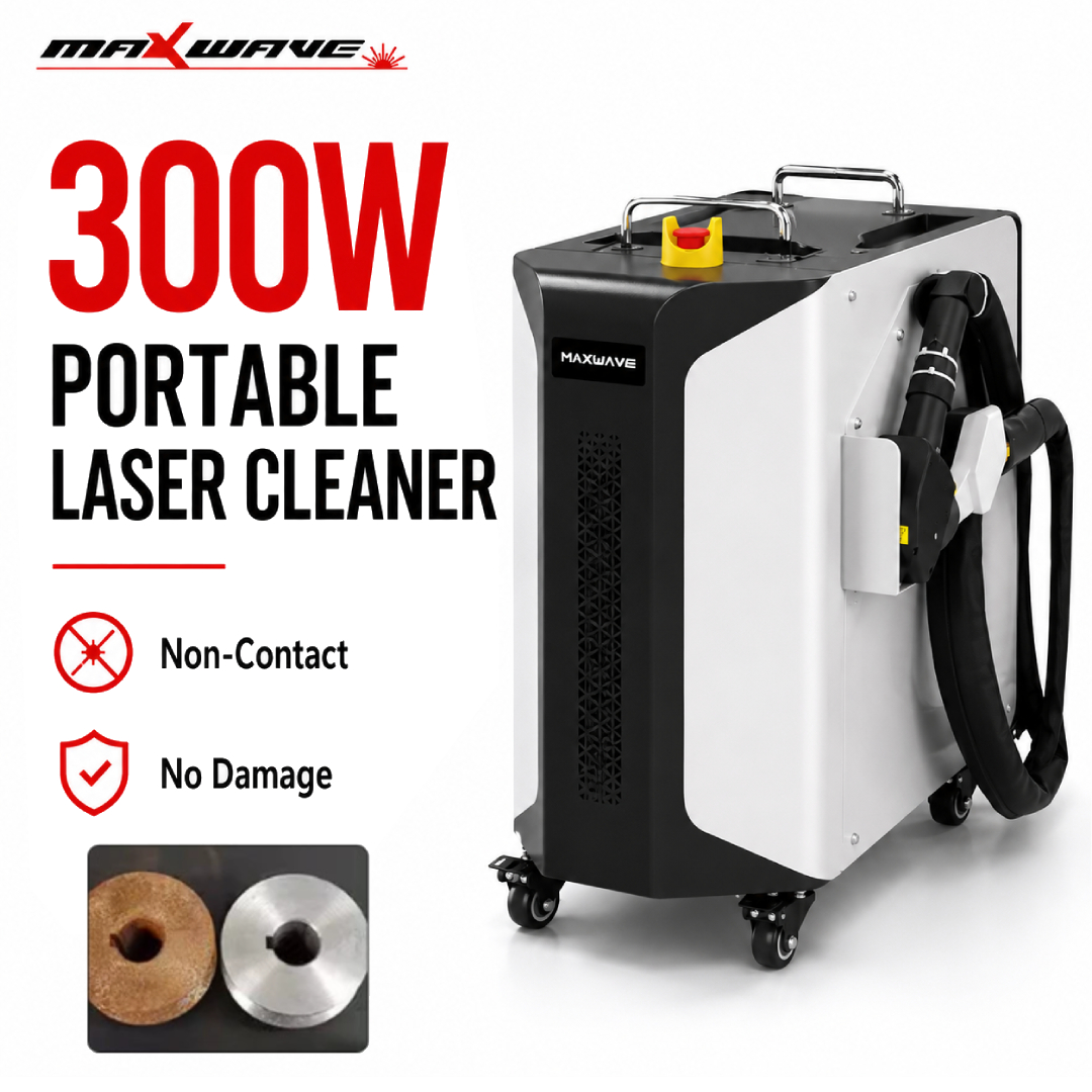 Maxwave 300W Laser Cleaner Por - огляд і ціна Industrial Laser Cleaning Equipment