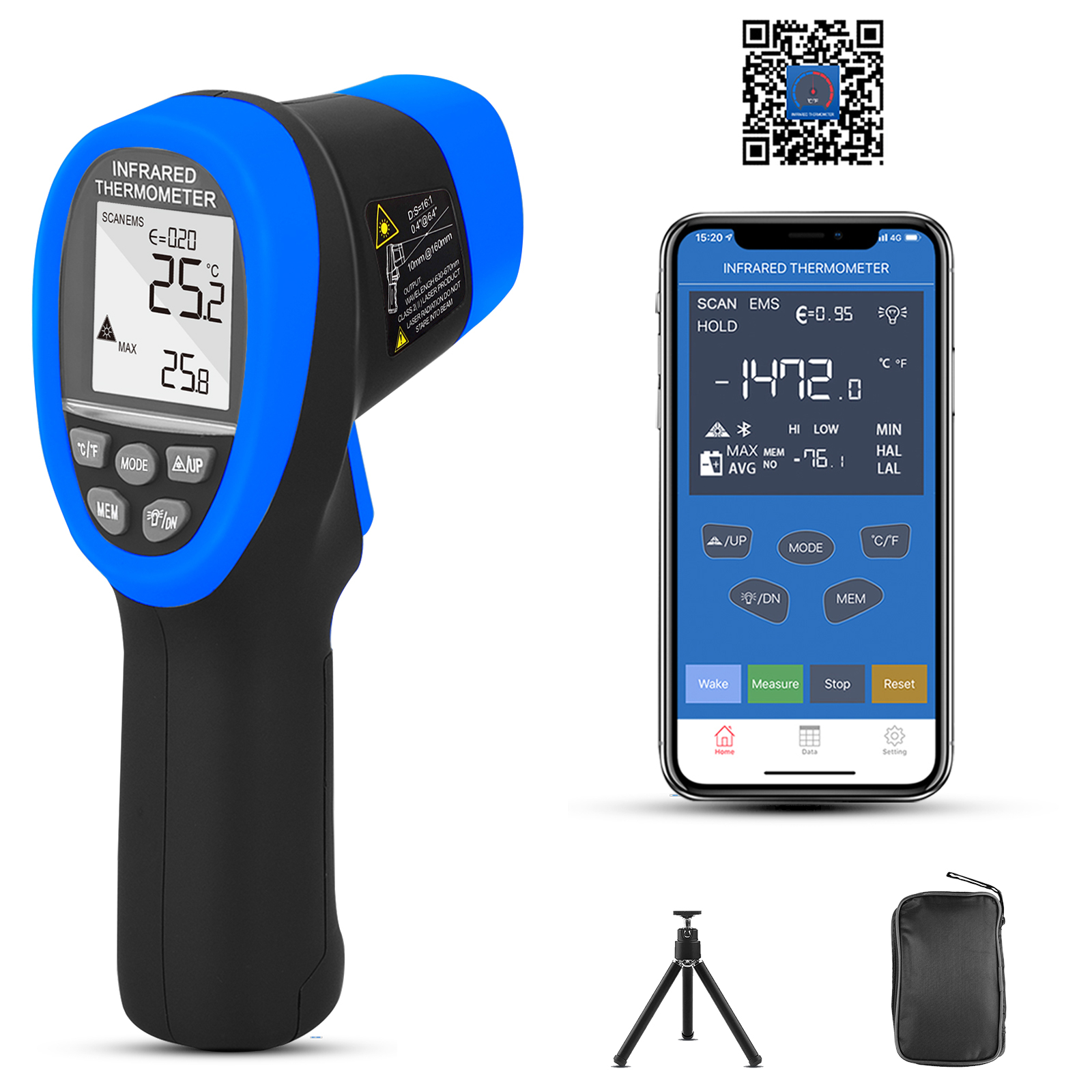 Infrared thermometer,digital l - огляд і ціна Industrial Laser Measuring Device